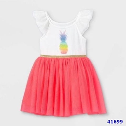 Đầm Cat&Jack lưới quả dứa - size 3y