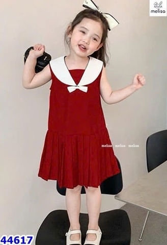 Đầm Melisa thuỷ thủ đỏ