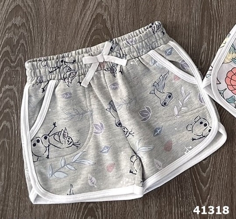 Quần short Disney xám gấu tuyết - Size 4y