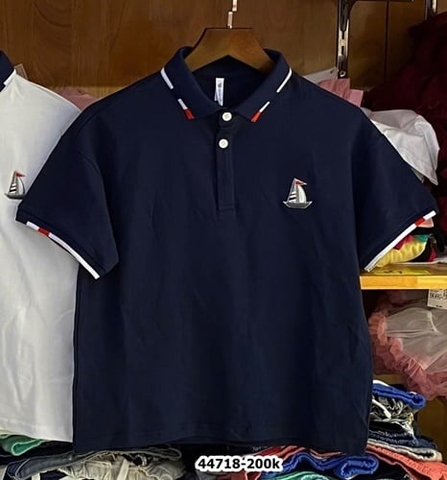 Áo polo xanh thuyền - size 130