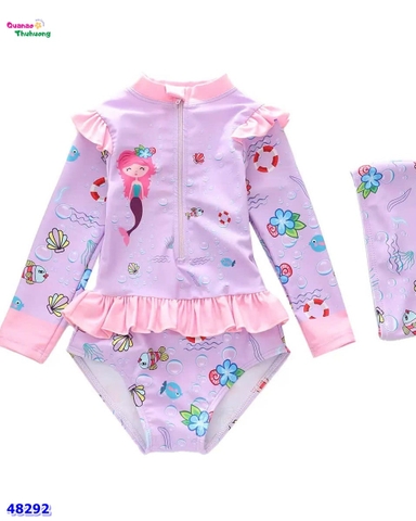 Bộ bơi suit tím tiên cá & cá ngựa