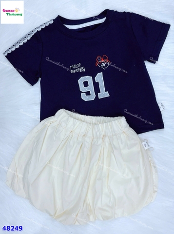 Bộ áo xanh đen 91
