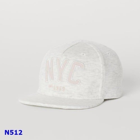 Nón HM xám NYC - size 1-2y