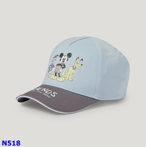Nón Disney xanh chữ Friends - size 18-24m