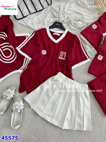 Set váy Mulisen đỏ
