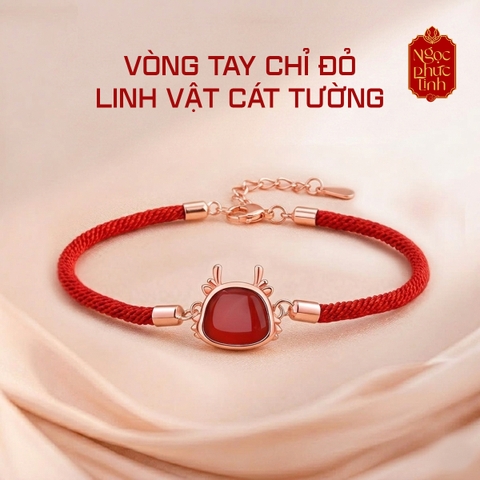 Vòng Tay Chỉ Đỏ Linh Vật Cát Tường