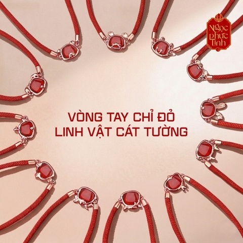 Vòng Tay Chỉ Đỏ Linh Vật Cát Tường