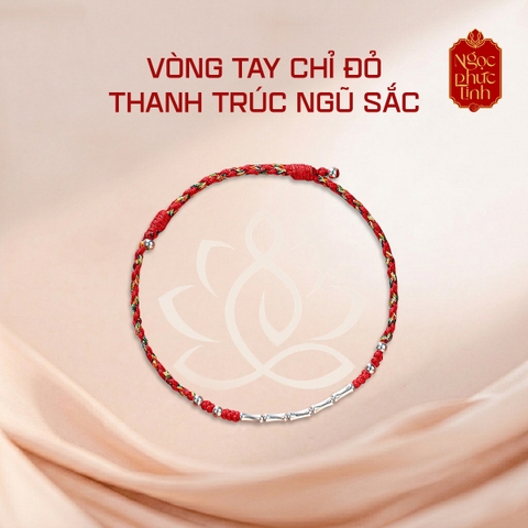 Vòng Tay Chỉ Ngũ Sắc Thanh Trúc