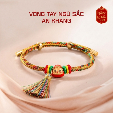 Vòng Tay Chỉ Ngũ Sắc An Khang