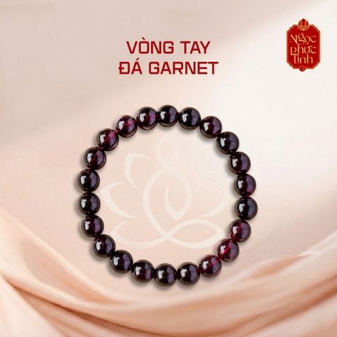 Vòng Tay Đá Hồng Ngọc 6mm