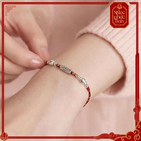 Vòng Tay Chỉ Ngũ Sắc Linh Ngư