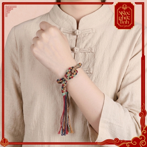 Vòng Tay Chỉ Ngũ Sắc Tây Tạng Núi Kailash