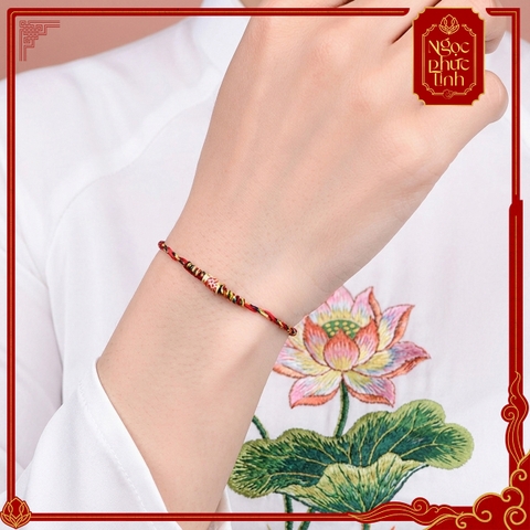 Vòng Tay Chỉ Ngũ Sắc Phúc Ngư