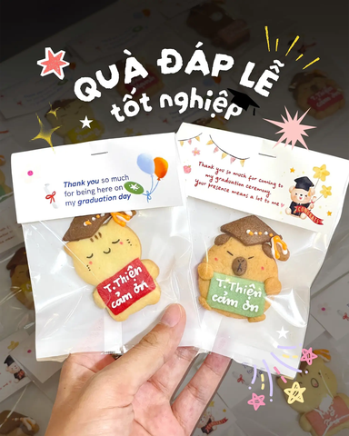 Quà đáp lễ Tốt nghiệp - Mẫu ôm bảng