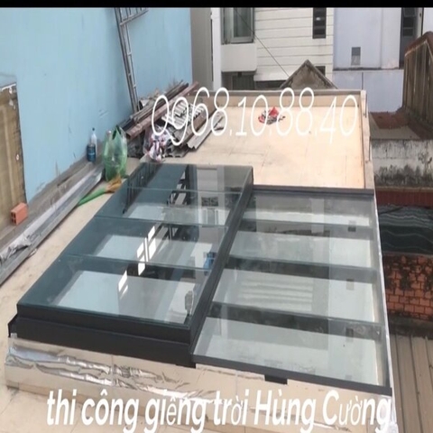 Giếng trời thông minh tự động trượt ngang giá rẻ, chất lượng
