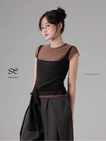 Seleen, Áo layer 2 món (có thể tách rời) chi tiết dây cột hông, WT0261