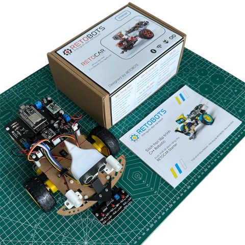 Bộ Kit học lập trình C++ Robotic nền tảng cơ bản RETOCAR STARTER