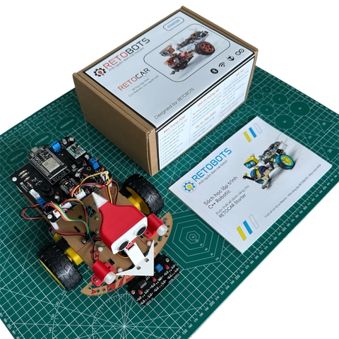 Bộ Kit học lập trình C++ Robotic nền tảng cơ bản RETOCAR STARTER
