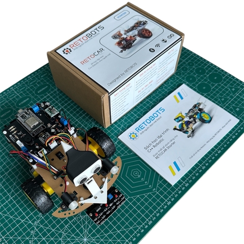 Bộ Kit học lập trình C++ Robotic nền tảng cơ bản RETOCAR STARTER