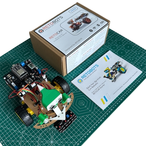 Bộ Kit học lập trình C++ Robotic nền tảng cơ bản RETOCAR STARTER