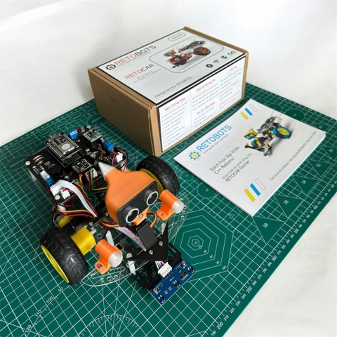 Bộ Kit học lập trình C++ Robotic nền tảng cơ bản RETOCAR STARTER