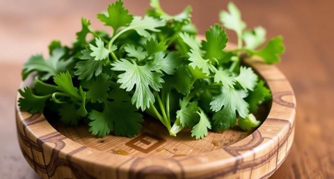 Ngò rí (rau mùi) - loại rau thơm vàng cho sức khỏe và hương vị bữa ăn