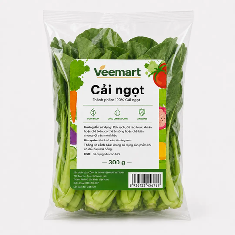 Cải ngọt túi 300g