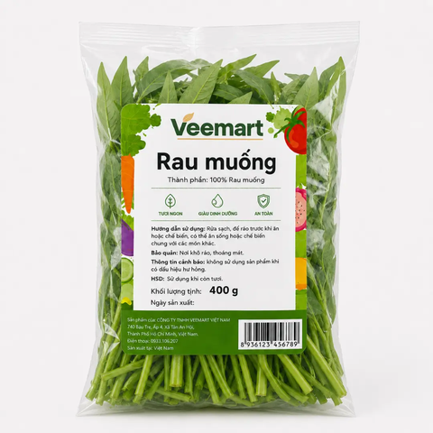 Rau muống túi 400g