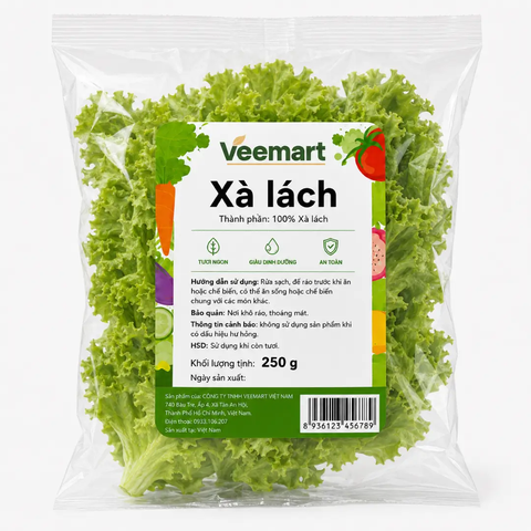 Xà lách túi 250g