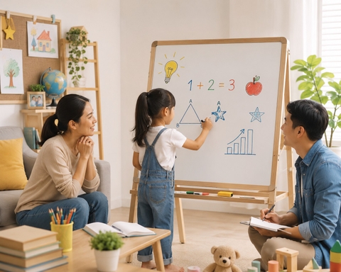 Top 5 mẫu bảng dạy học ở nhà giúp con tự giác, hết lười học