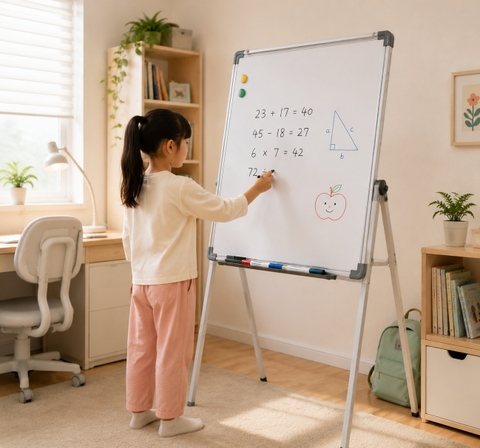 Bảng flipchart học tại nhà cho con – Học linh hoạt, dễ ghi nhớ