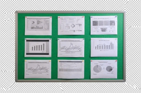 Lắp đặt bảng ghim nỉ tại Bệnh viện Ung Bướu Hà Nội