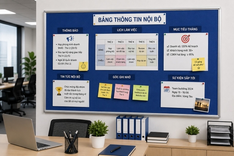 Mua bảng ghim văn phòng giá rẻ tại Khương Trung, Hà Nội