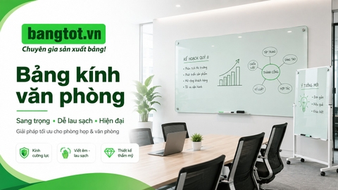 Bảng kính văn phòng | Xoá tan vấn đề bí ý tưởng và khơi nguồn sáng tạo