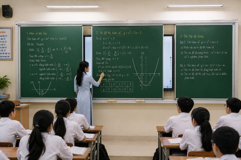Bảng Trượt Ngang | Tăng gấp đôi diện tích viết khi giảng dạy