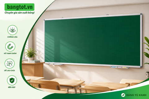 Bảng từ xanh – giải pháp tối ưu cho công tác giảng dạy