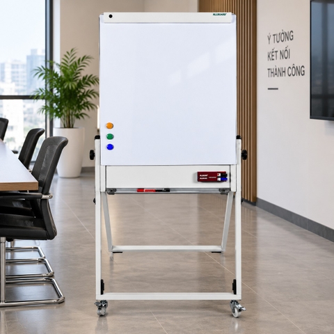 Bảng flipchart chân gấp thay đổi chiều cao