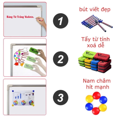 BẢNG LẬT CÓ CHÂN DI DỘNG – BẢNG TỪ TRẮNG 2 MẶT XOAY 360° VADOTO ECOTECH