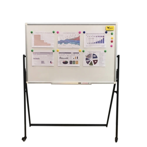 Bảng Từ Trắng Chân Đẩy Gấp Xếp Gọn Vadoto Dynamic