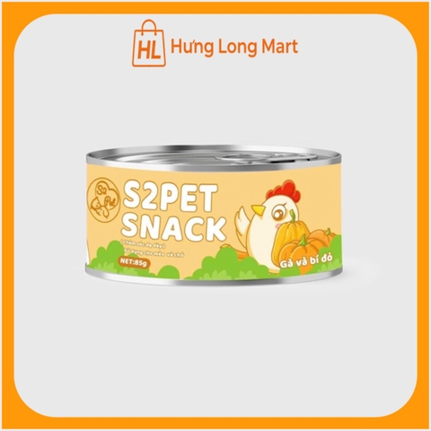 S2 PET SNACK 80G – Pate chó và mèo giàu dinh dưỡng , bồ sung Vitamin và khoáng chất