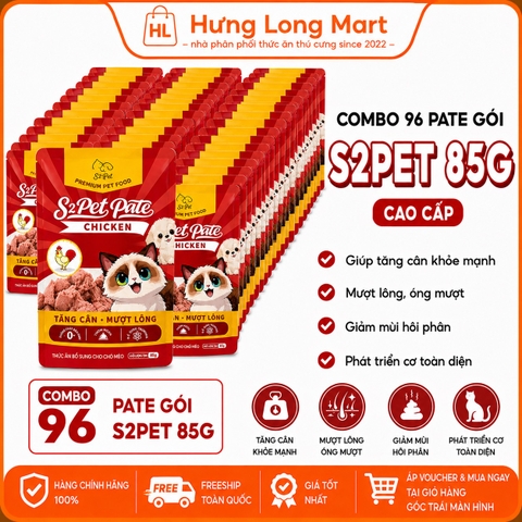 Combo 96 gói pate s2
