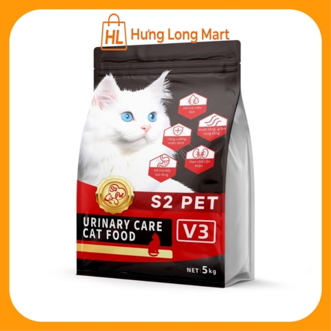 S2 PET V3 plus 5kg Hạt Urinary Care cho mèo mọi lứa tuổi