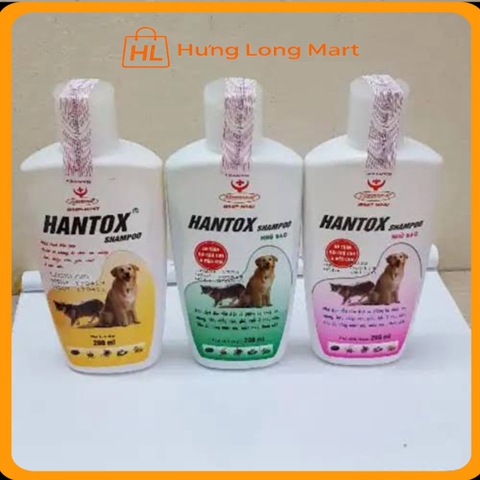 sữa tắm hantox trị ve rận