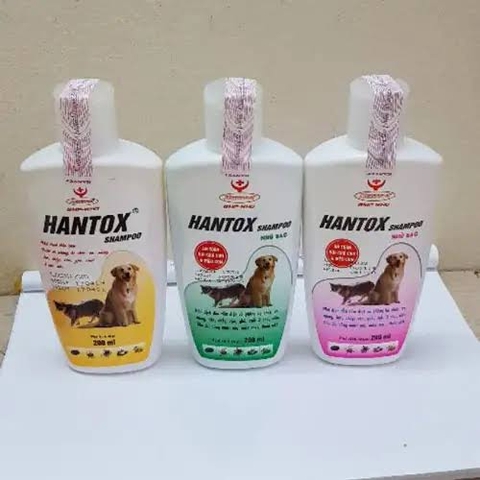 sữa tắm hantox trị ve rận