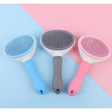 lược chải lông có nút bấm