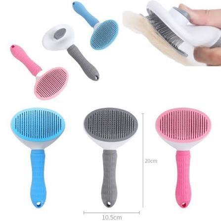 lược chải lông có nút bấm