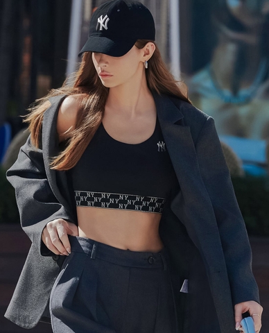 Áo bra thể thao nữ Monogram Luxlleisure Band Point