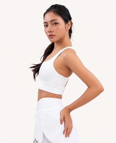 Áo bra thể thao nữ cổ U lưng cut out