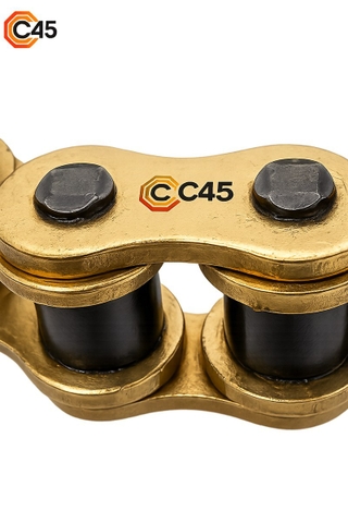 Bộ nhông xích C45 Gold cho Suzuki Raider Fi, Satria Fi, GSX150 sên đĩa vàng