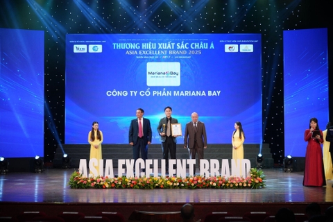 Mariana Bay vinh dự đạt 'Top 10 thương hiệu xuất sắc châu Á 2025'